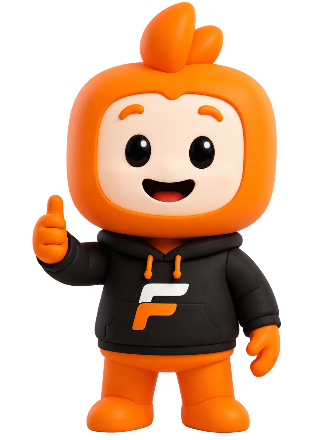 Mascote Favvinho - thumbs-up